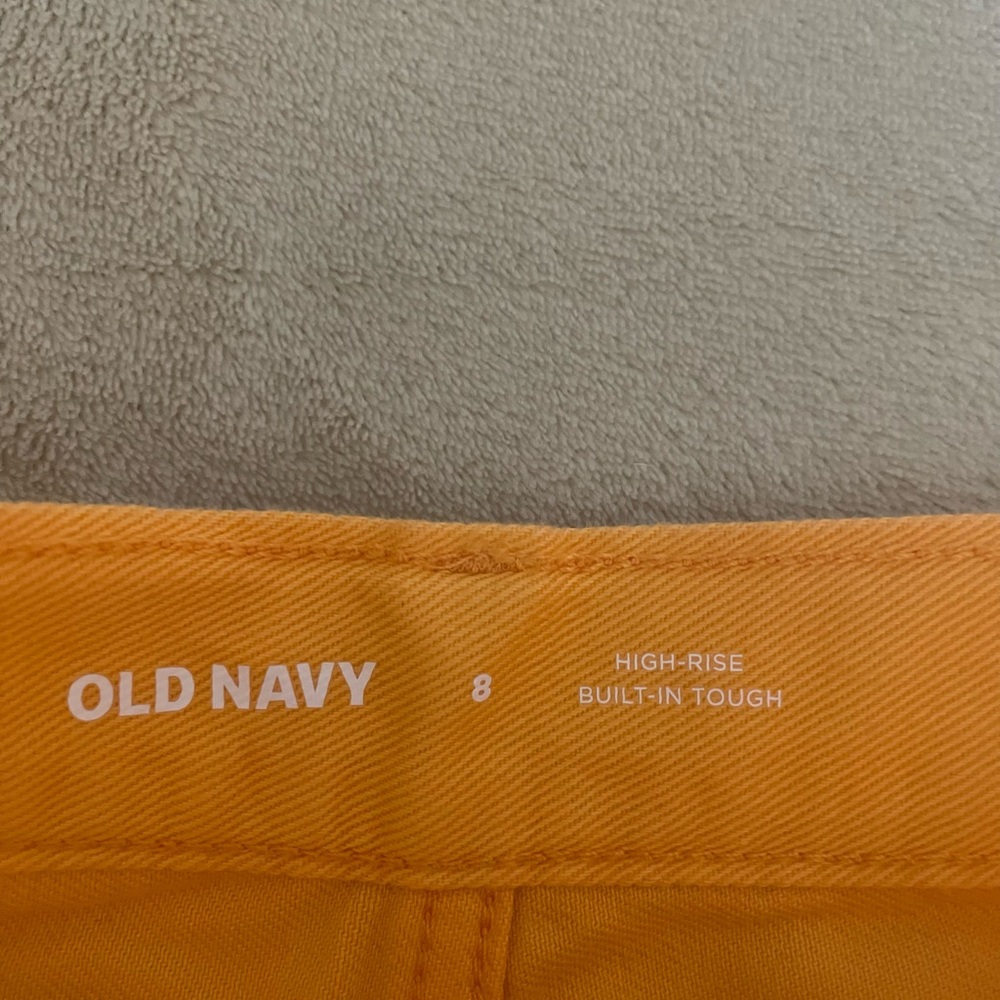 Old Navy High Rise Girls Denim Shorts - Size 8 - Picture 6 of 9